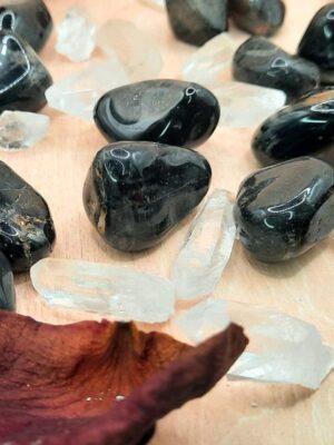VERITABLE ONYX NATUREL EN PIERRE ROULEE - PROTECTION