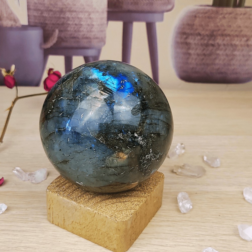 labradorite sphere