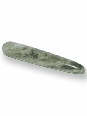 Bâton de massage en pierre naturelle - marbre et mica