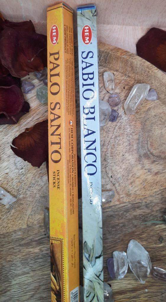 Encens en bâtons - palo santo et sauge blanche