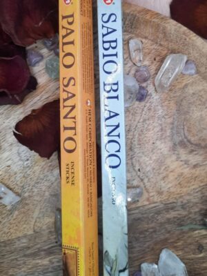 Encens en bâtons - palo santo et sauge blanche