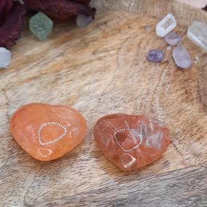 CŒUR QUARTZ HEMATOIDE