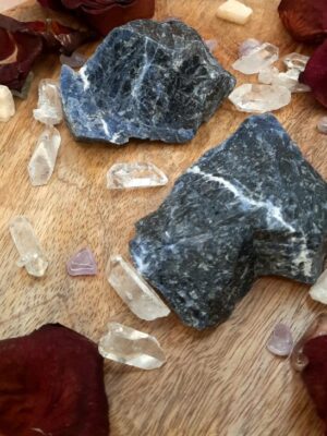 sodalite, pierre naturelle brute