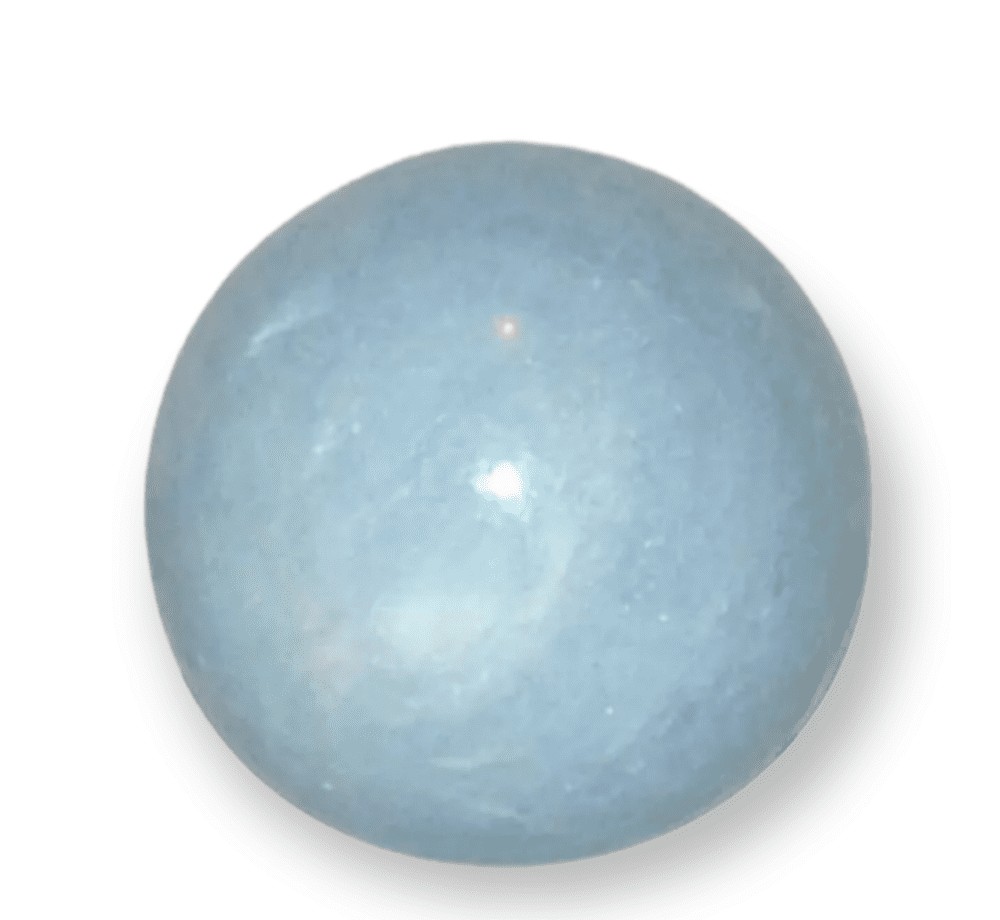 Calcite bleue sphère 1kg - pierre de douceur et de tendresse