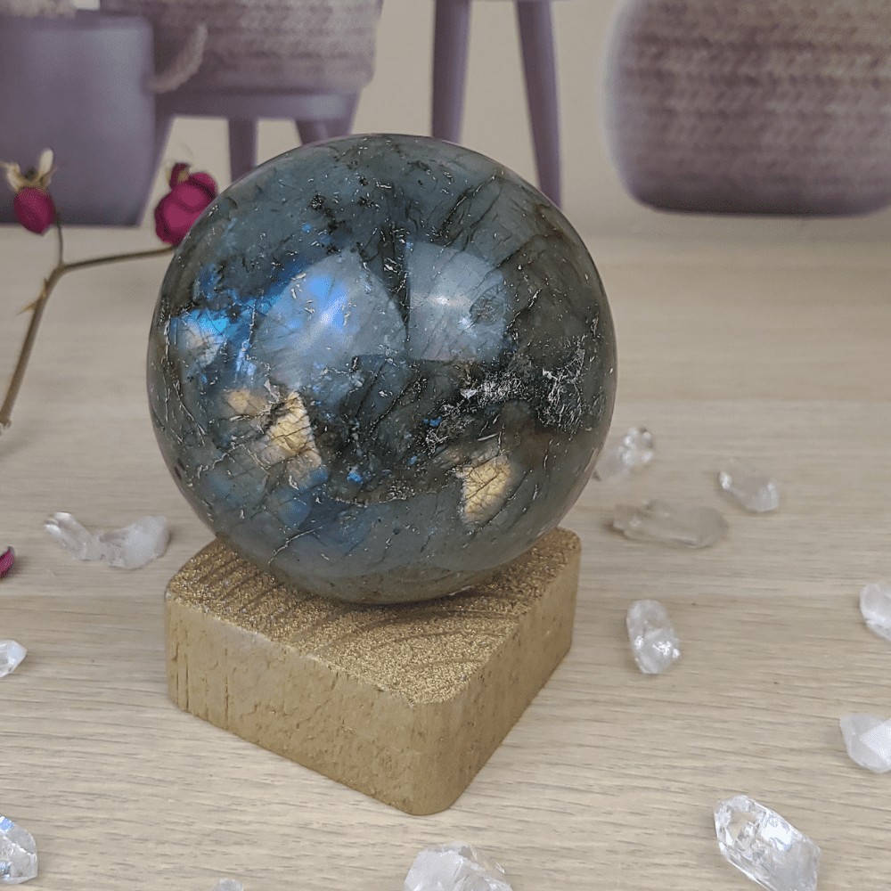 labradorite forme sphère
