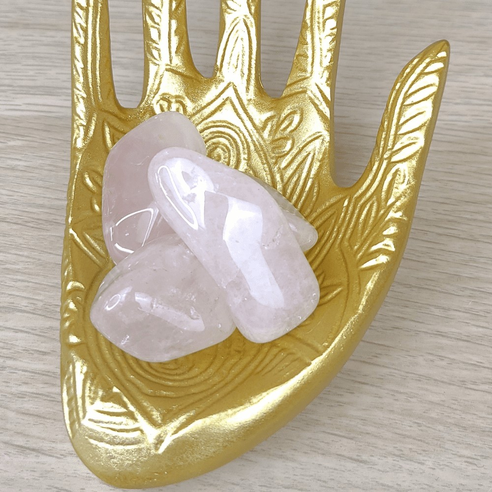 Quartz rose Brésil poli