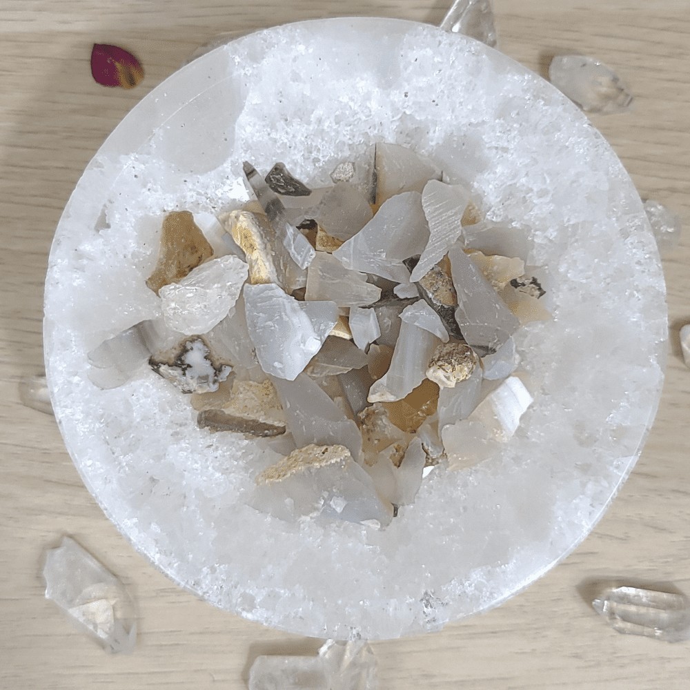 agate copeaux bruts