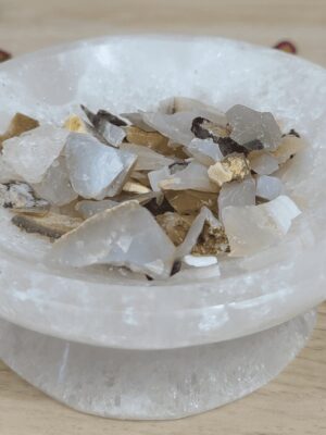 agate copeaux bruts