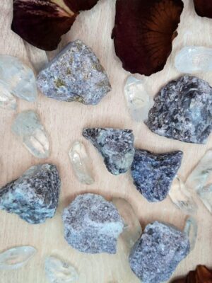 pierre naturelle lépidolite brute - brésil
