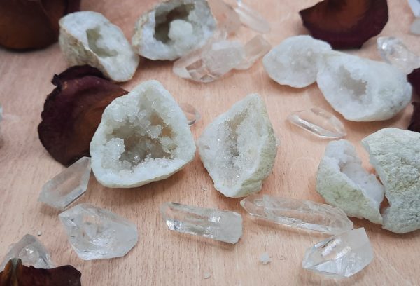 Géode de quartz Pierre naturelle du Maroc