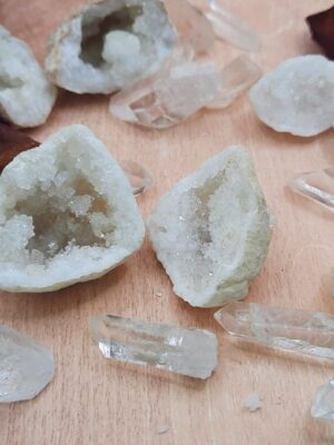 Géode de quartz Pierre naturelle du Maroc