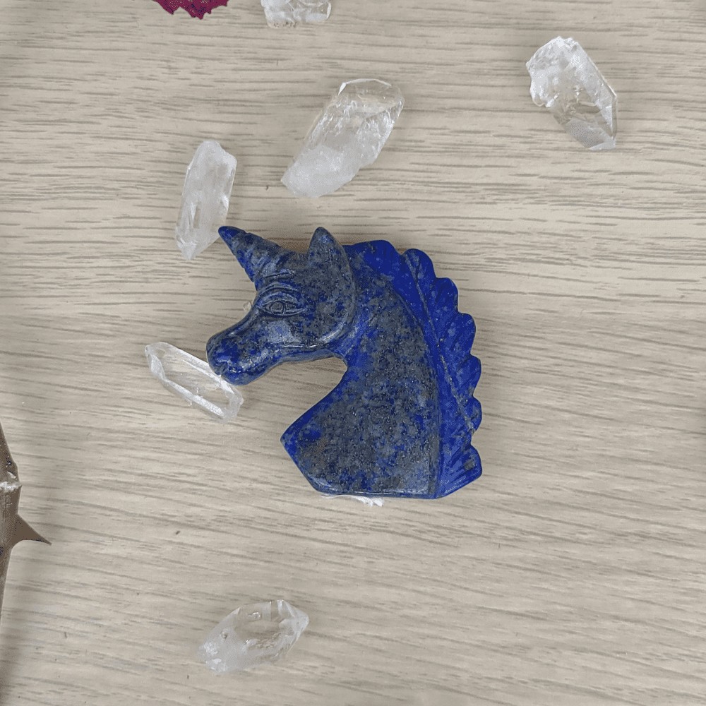flamme d'énergie, lapis lazuli, pierre naturelle