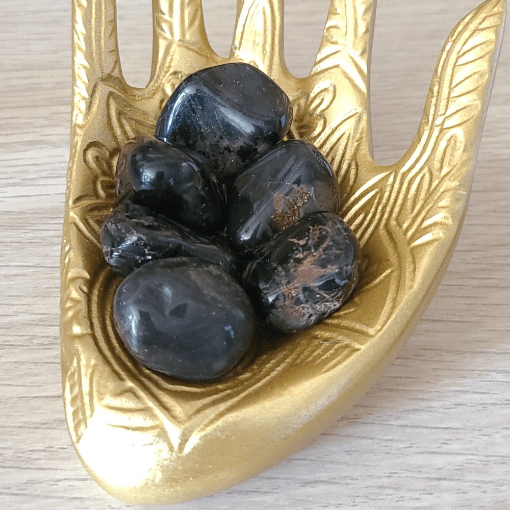 onyx pierre polie roulée