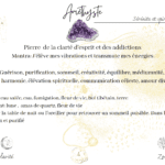 Améthyste sérénité et spiritualité