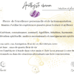 Améthyste chevron pierre d'excellence