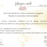 Mangano calcite pierre de douceur