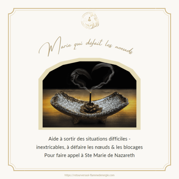 Pour les situations désespérées - Faites appel à Marie
