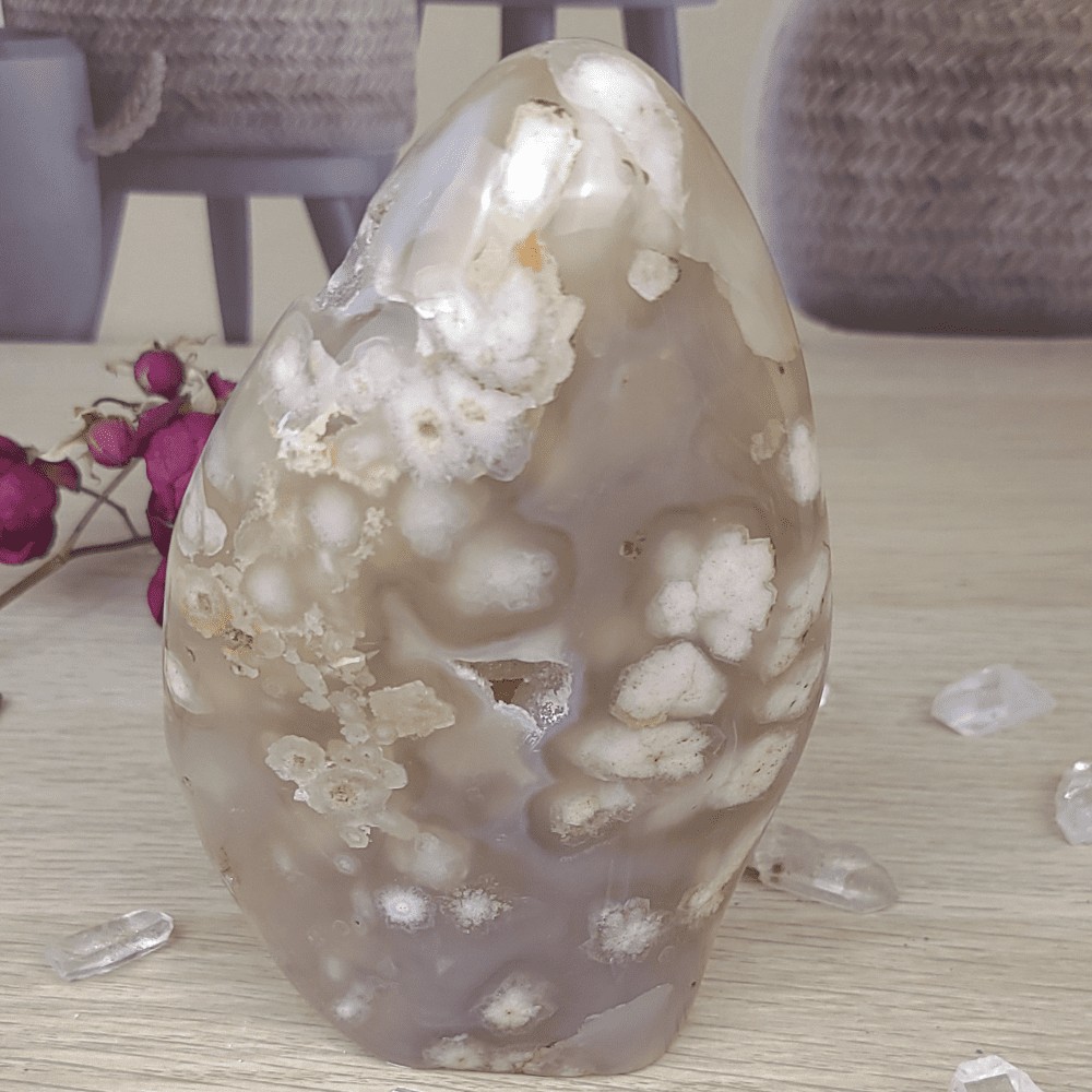 Agate fleur de cerisier