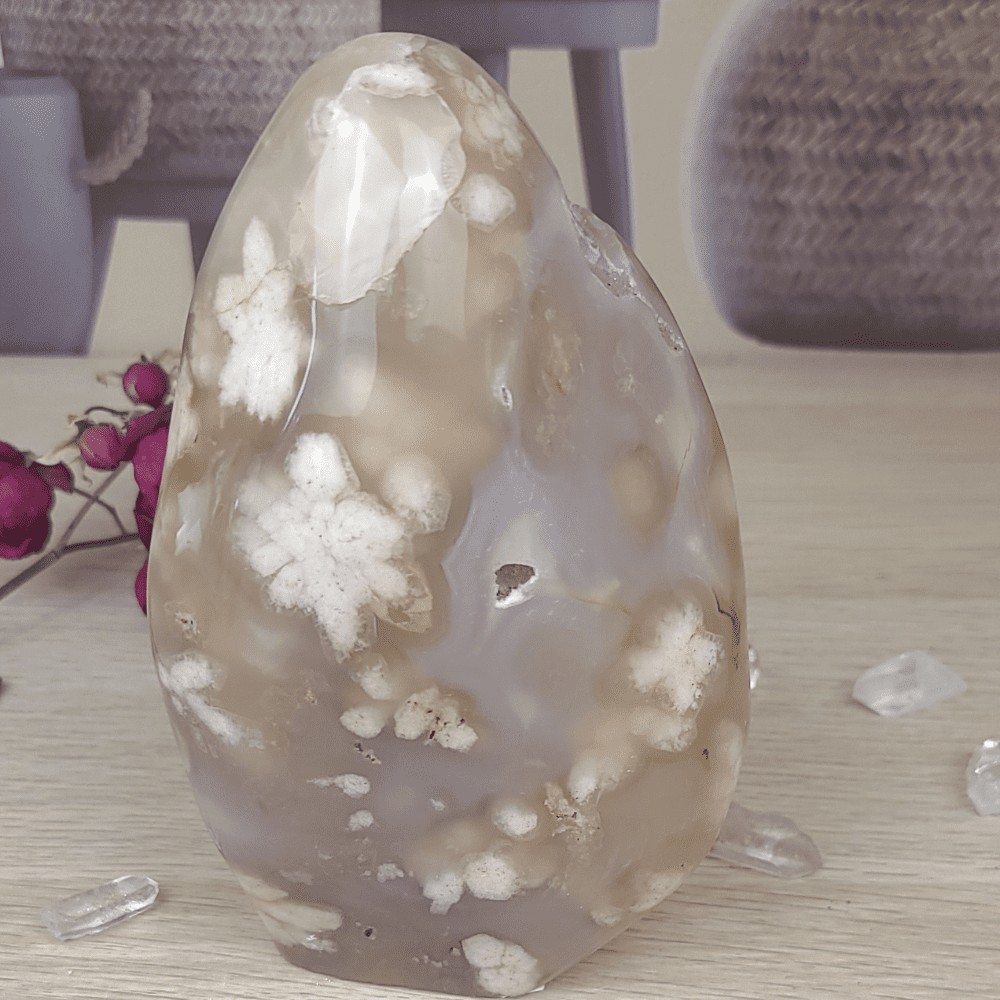Agate fleur de cerisier