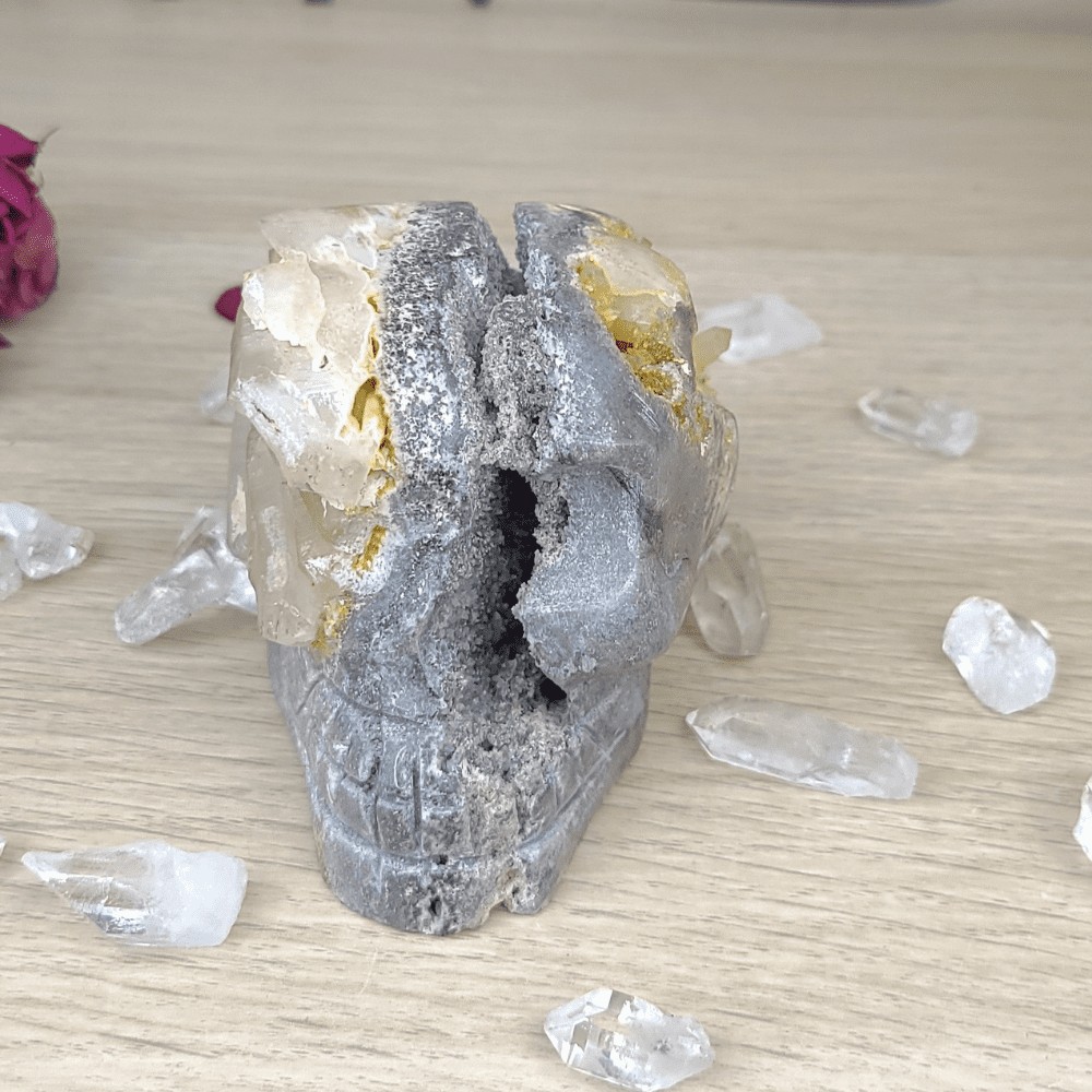 Crâne quartz cristal Pérou