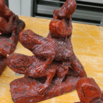 Lézard jaspe rouge - pierre naturelle