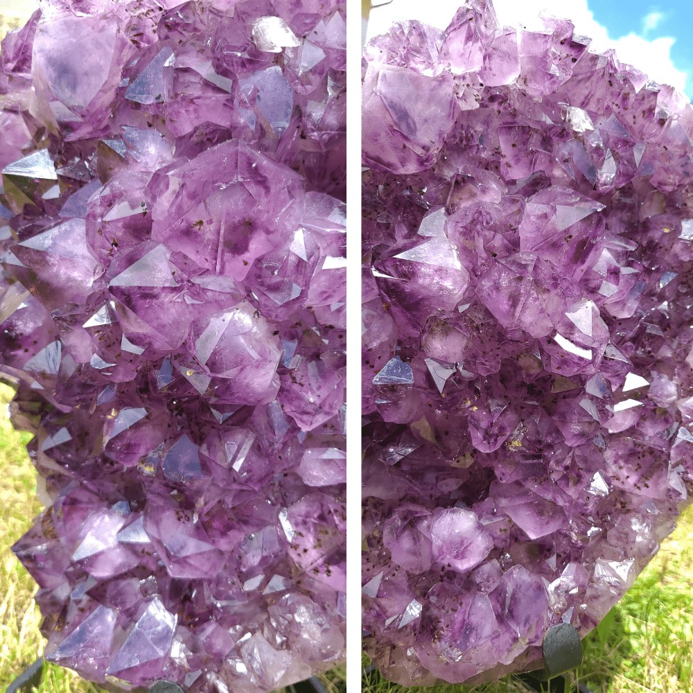 améthyste sur socle 20kg - pièce maitresse spirituelle