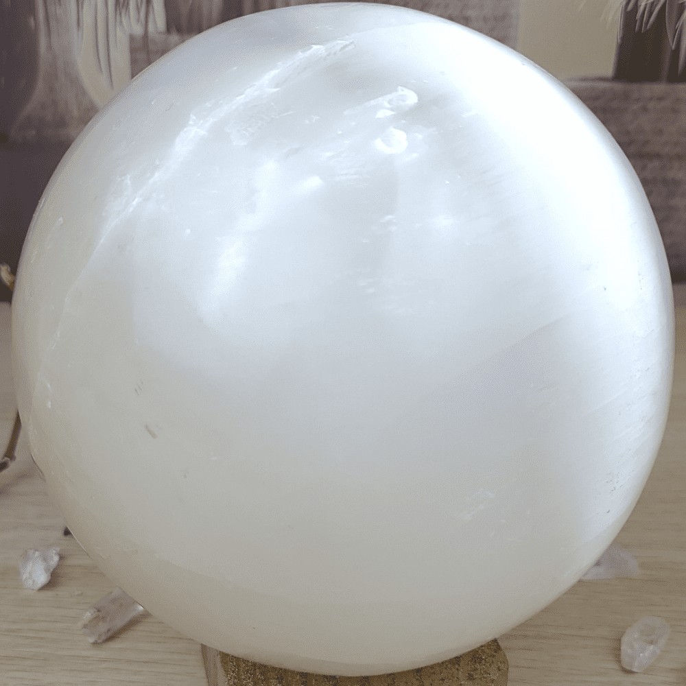 sphère sélénite 20cm