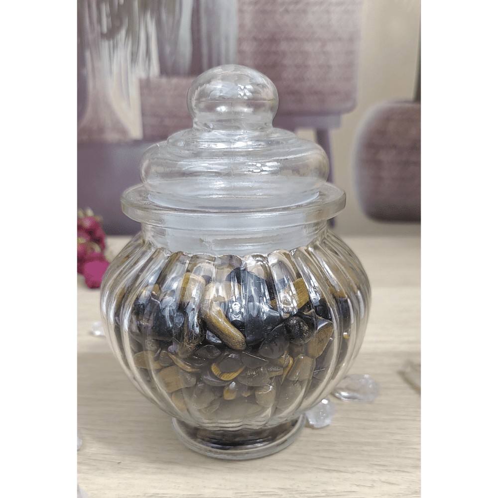 oeil de tigre spell jar - protection et articles de décoration intérieure