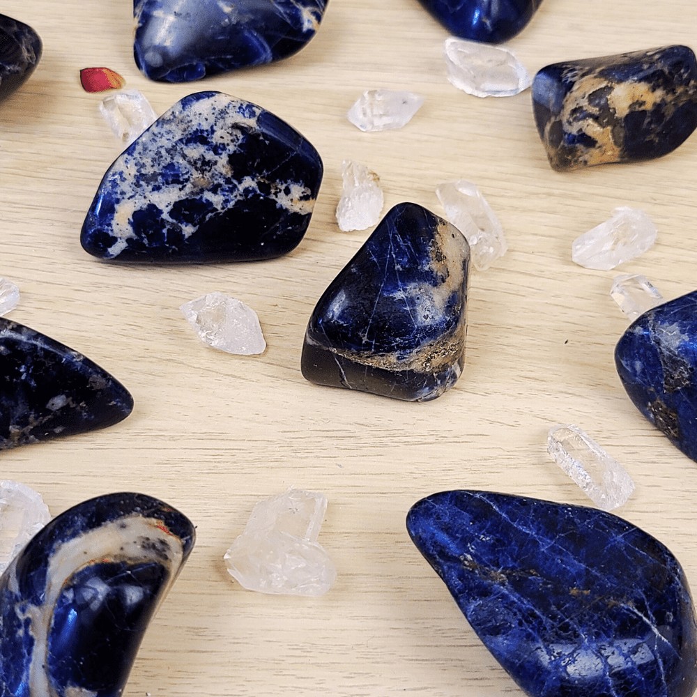 Sodalite Afrique Pierre roulée XL