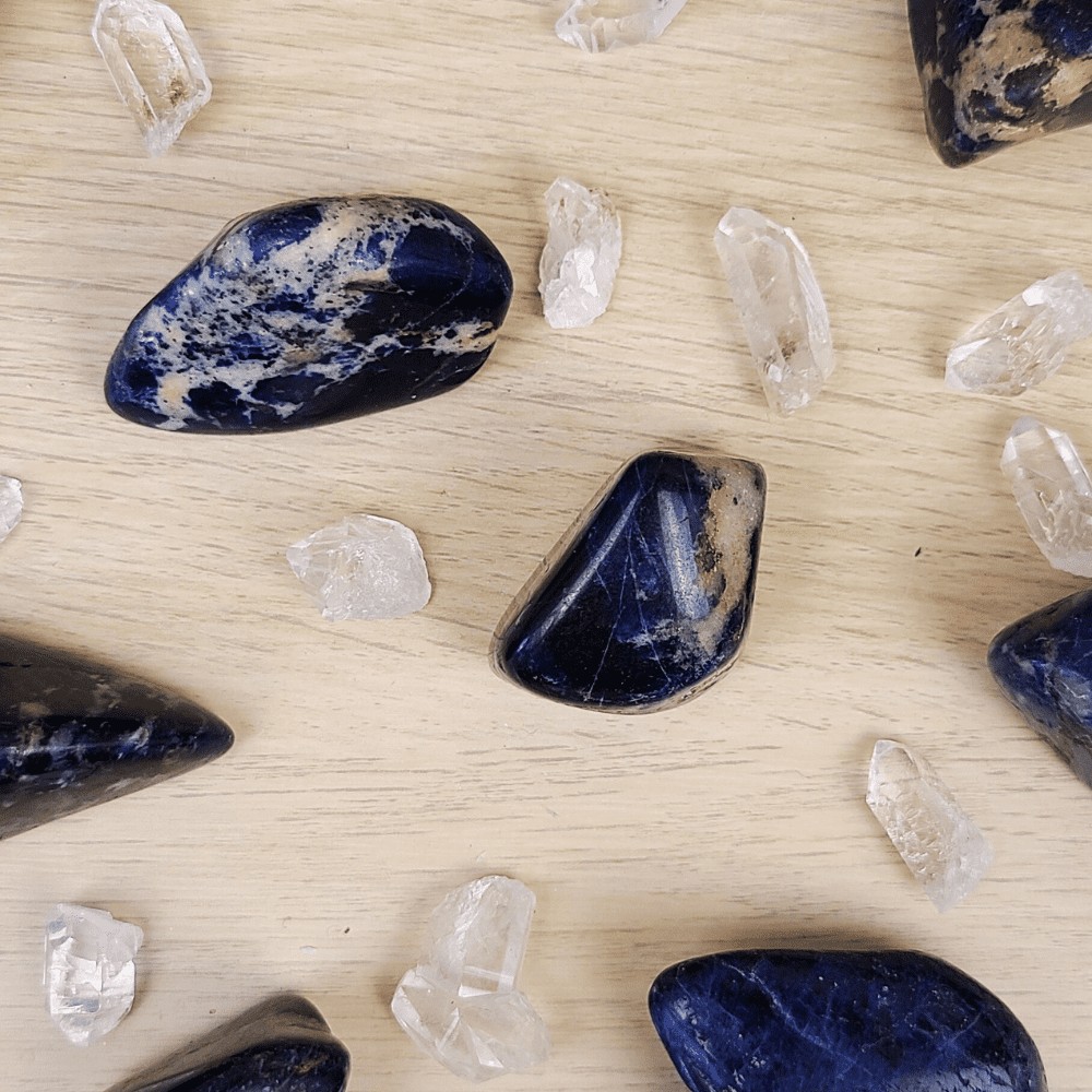 Sodalite galet - boutique en ligne de minéraux flamme d'énergie