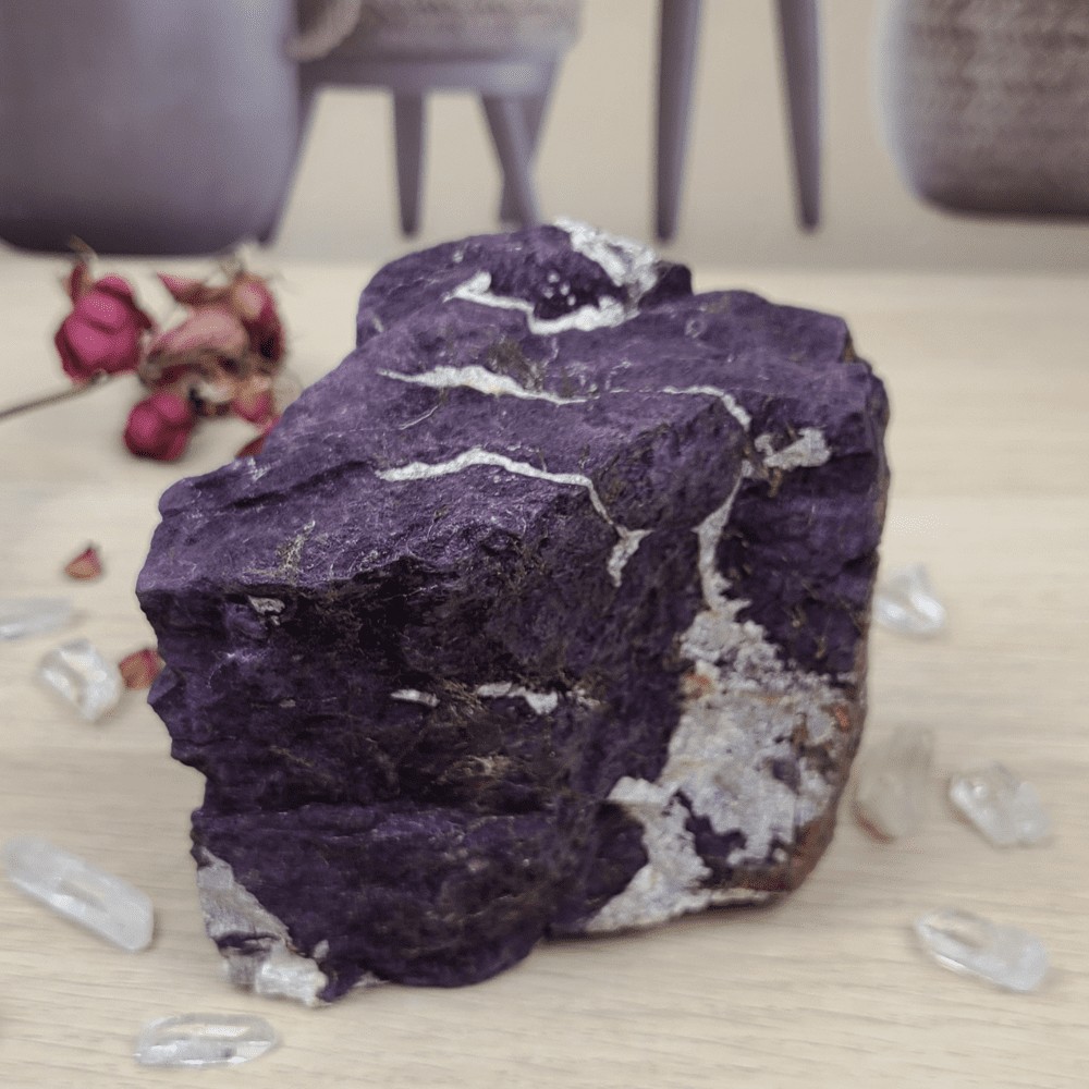 purpurite bloc brut