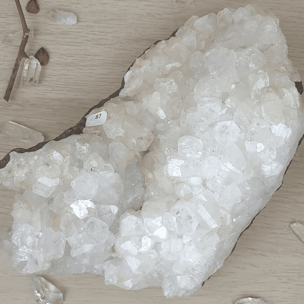 boutique de lithothérapie - Apophyllite - pierre naturelle brute - 87