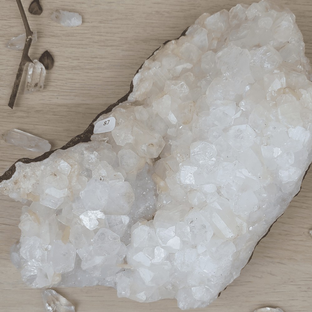 Apophyllite pierre naturelle - stilbite Inde
