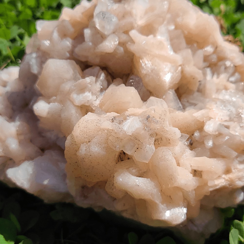 Stilbite Apophylite brute Inde