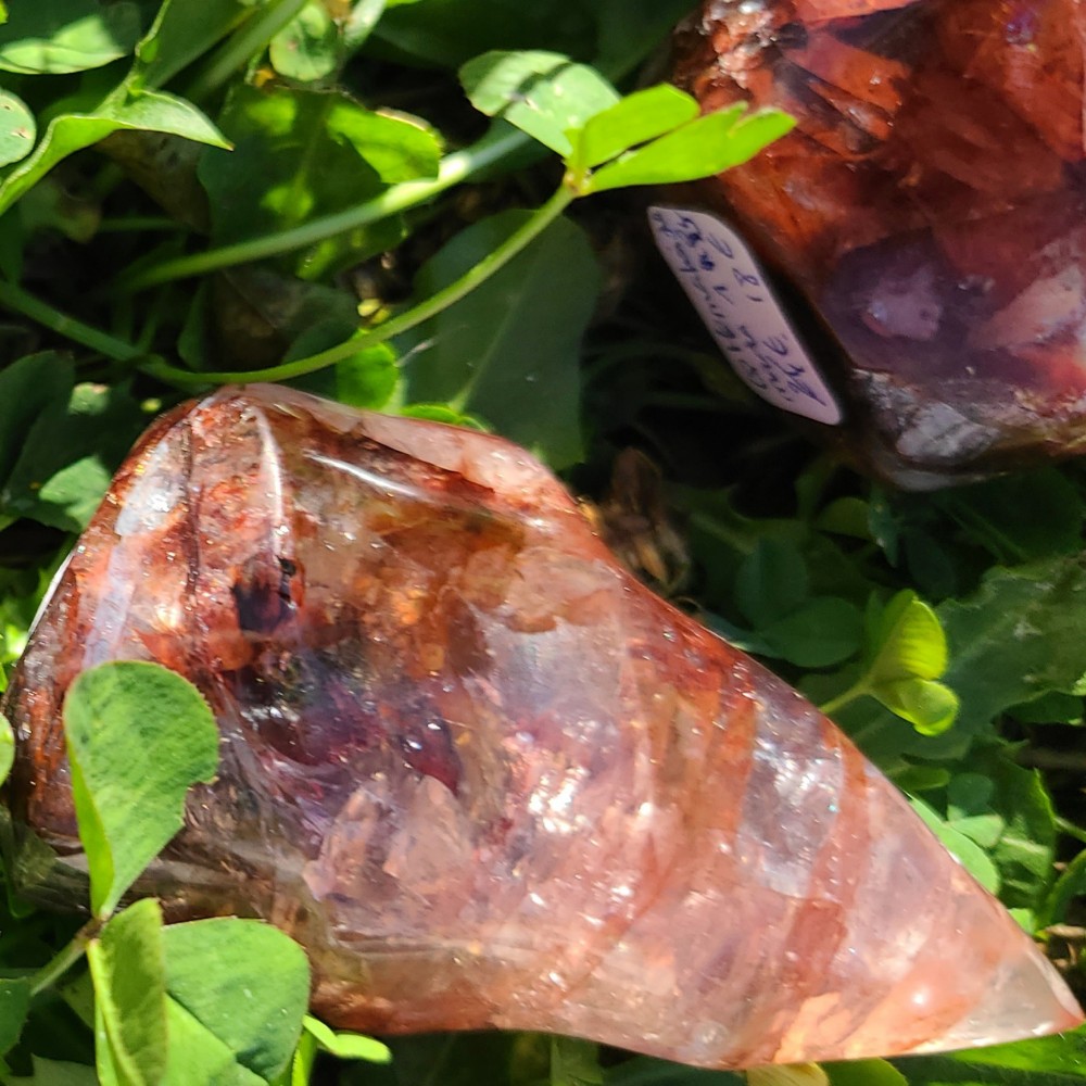 QUARTZ HÉMATOIDE ROUGE - FLAMME
