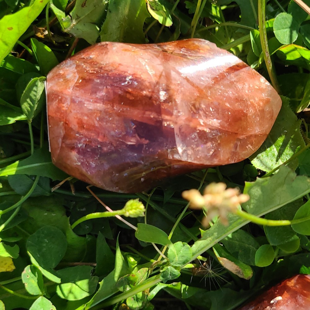 QUARTZ HÉMATOIDE ROUGE - FLAMME