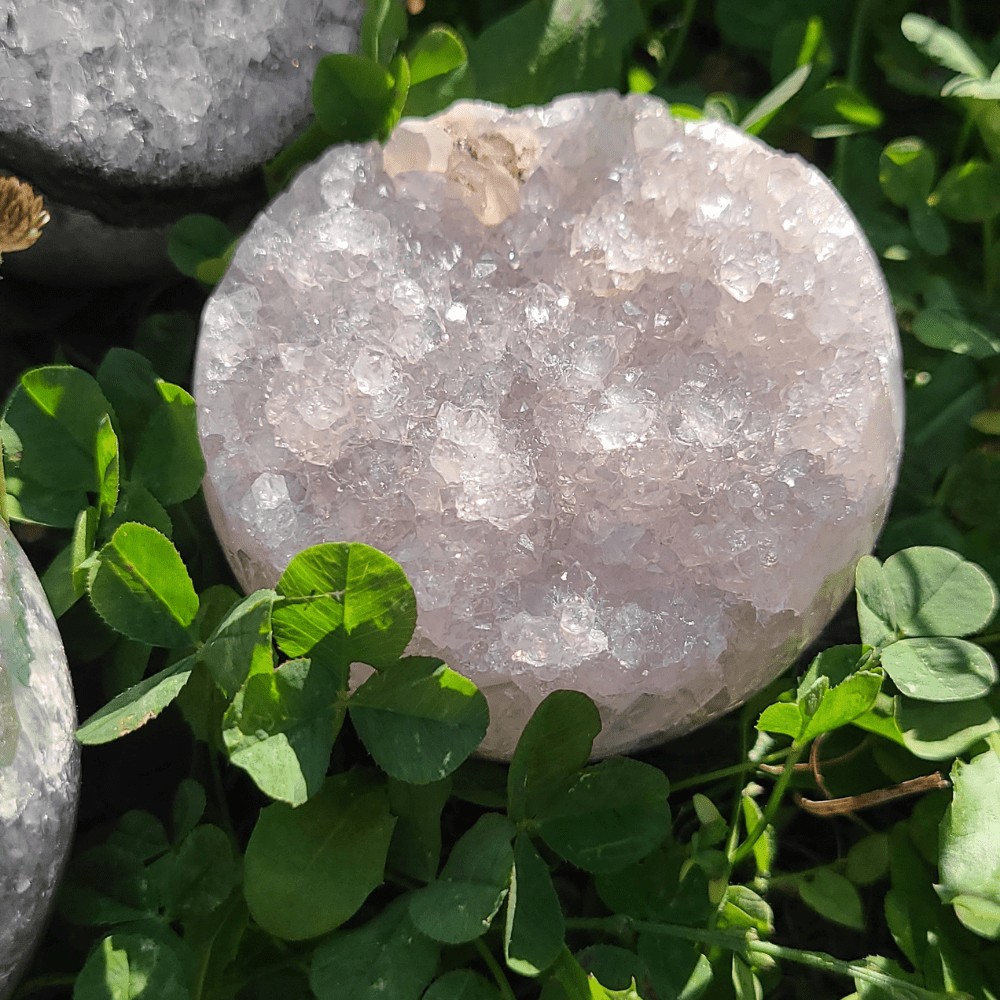 GÉODE D'AMÉTHYSTE URUGUAY SPHÈRE QUARTZ - N°102