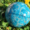 Flamme d 'énergie votre boutique de pierre naturelle-Apatite bleue sphère