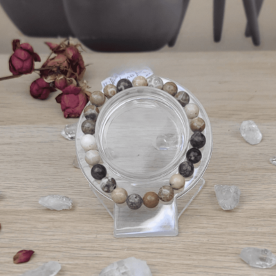 CORAIL FOSSILE BRACELET 8 MM - ETATS UNIS