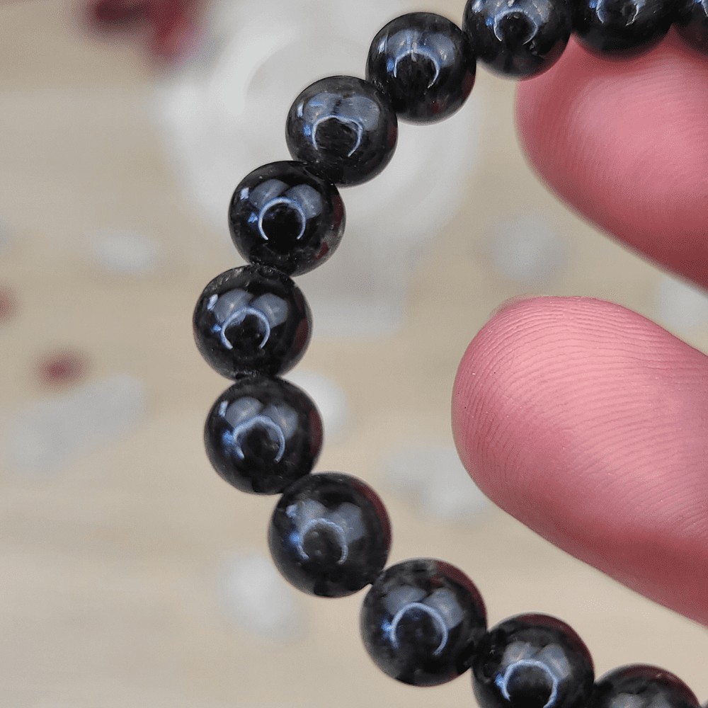 Amphibole Brésil Bracelet 6mm