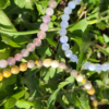 Tourmaline rose Eudialyte - Jaspe Bumblebee - Calcédoine bleue