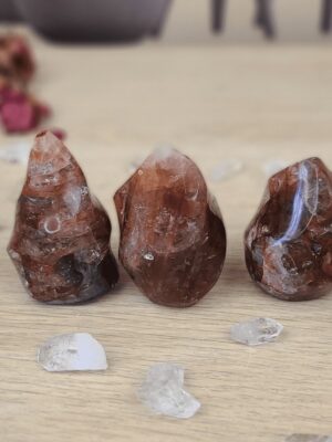 QUARTZ HÉMATOIDE ROUGE - FLAMME