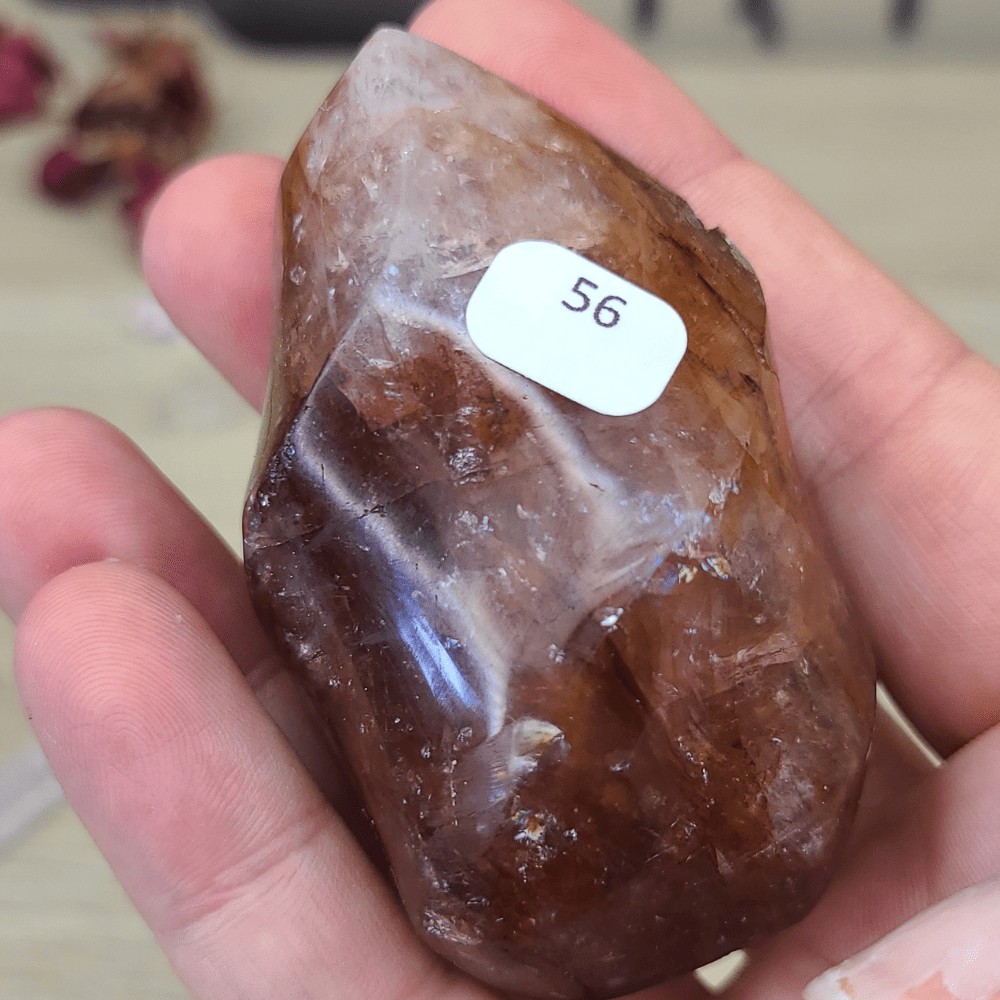 QUARTZ HÉMATOIDE ROUGE - FLAMME 56