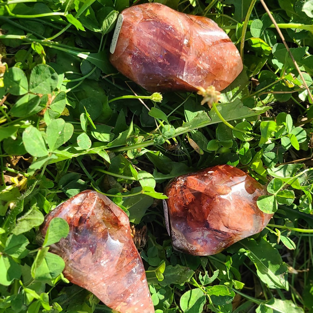 QUARTZ HÉMATOIDE ROUGE - FLAMME