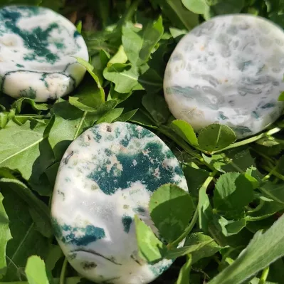 worry stone agate arbre