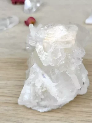 Apophyllite brute Stilbite Pierre naturelle Inde