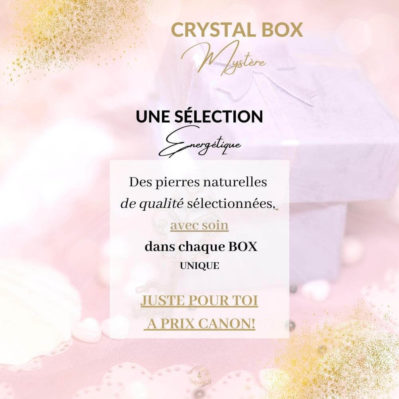 box - idée cadeaux lithothérapie minéraux magie