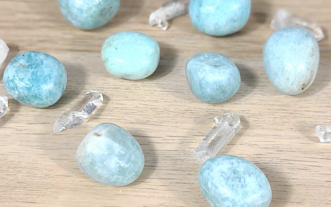PIERRE ROULÉE - AMAZONITE - PÉROU