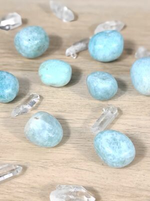 PIERRE ROULÉE - AMAZONITE - PÉROU
