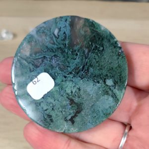 PALET PIERRE NATURELLE - AGATE MOUSSE - BRÉSIL Réf62